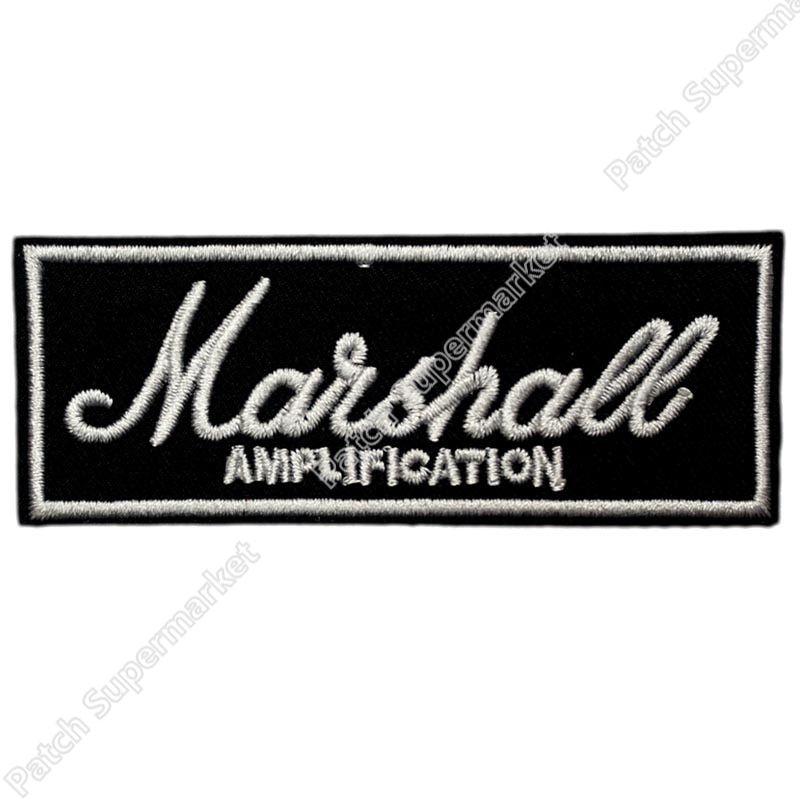 Masrhall Logo - US $15.0 |MARSHALL Amps Logo Hardcore Music Band Embroidered IRON ON and  SEW ON Patch Heavy Metal Custom patch-in Patches from Home & Garden on ...