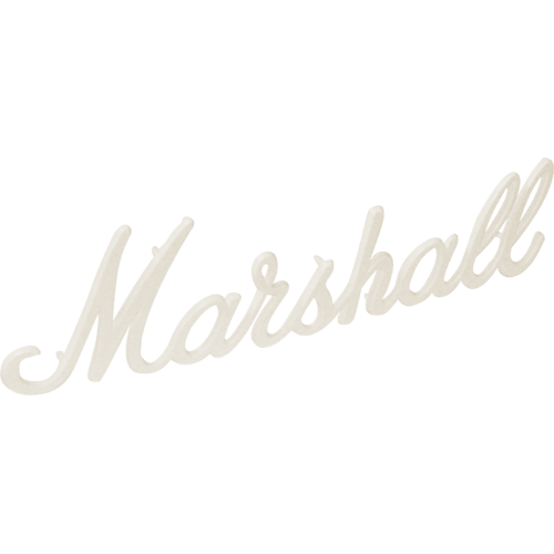 Marshall Logo - Logo - Marshall, White Script, 11