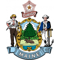 Maine Logo - Dirigo Maine. Brands of the World™. Download vector logos