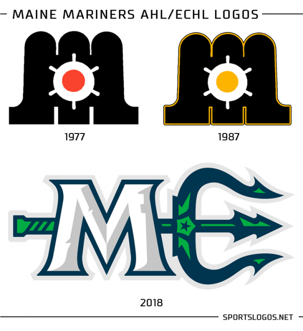 Maine Logo - Maine Mariners New ECHL Team, Unveil Logos For 2018 19. Chris