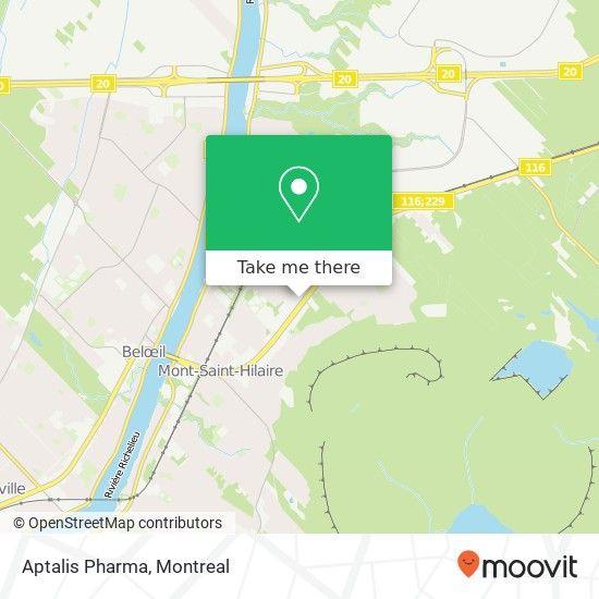 Aptalis Logo - How to get to Aptalis Pharma in Mont-Saint-Hilaire by Bus or Train ...