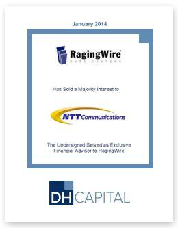 RagingWire Logo - DH Capital Advises Ragingwire Data Centers on 80% Sale to NTT Com ...