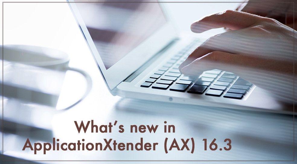 ApplicationXtender Logo - What's new in ApplicationXtender (AX) 16.3