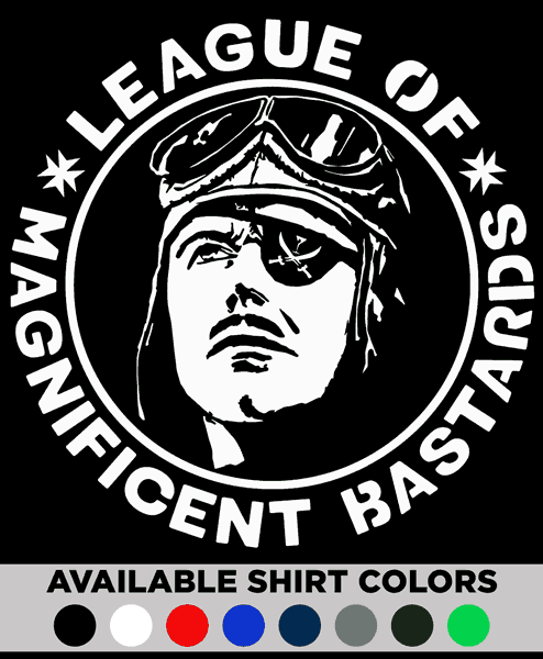 Bastard Logo - League Of Magnificent Bastards T Shirt