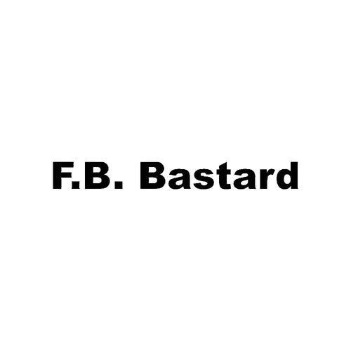 Bastard Logo - F.B. Bastard Band Logo Vinyl Decal