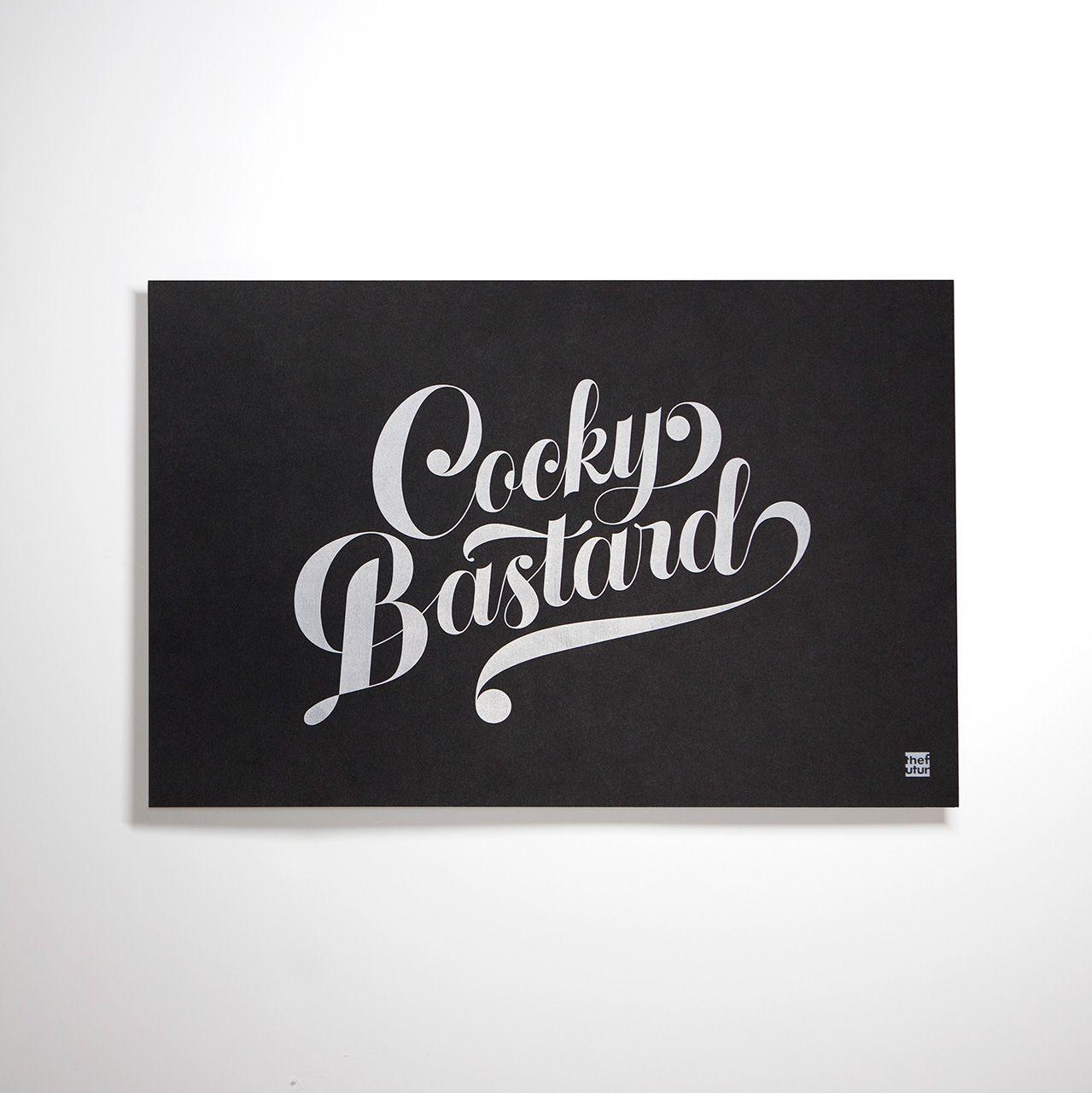 Bastard Logo - Cocky Bastard Print