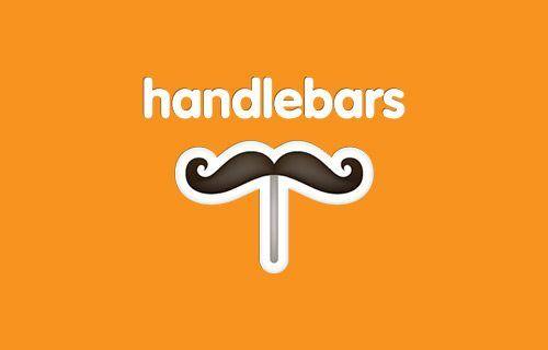 Handlebars Logo - Handlebars Logo. Internet Space Chemisty