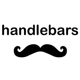Handlebars Logo - Handlebars Icon of Flat style in SVG, PNG, EPS, AI