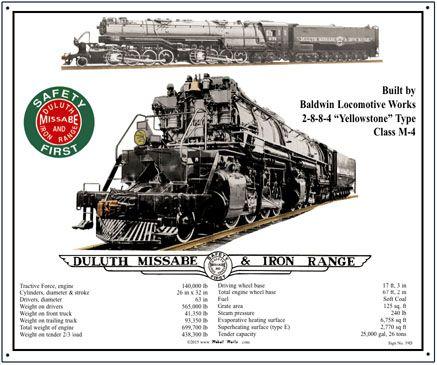 DM&IR Logo - Duluth, DM&IR, Yellowstone, train, railroad, choo choo train, steam ...