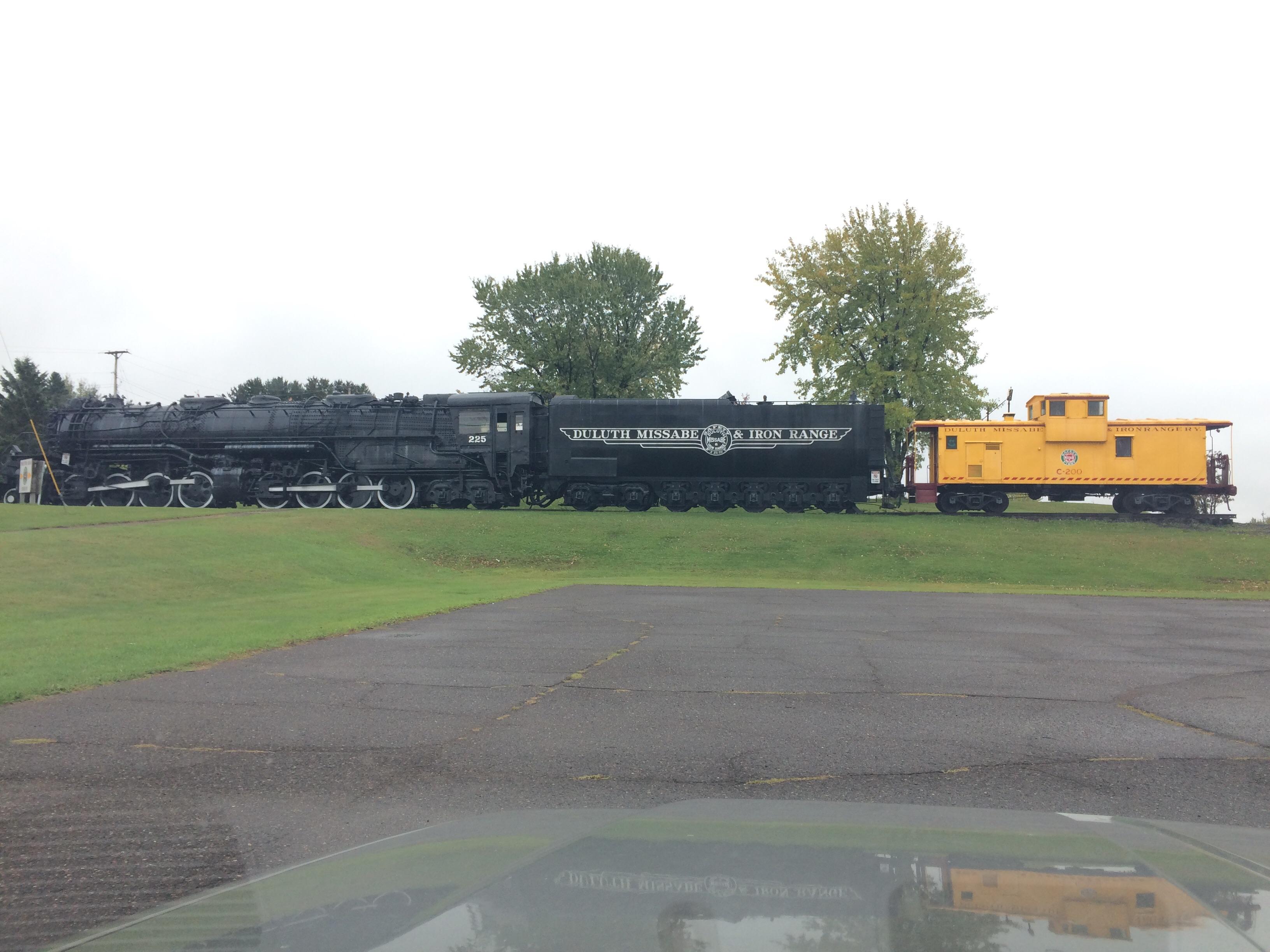 DM&IR Logo - A massive relic sits silent. DM&IR 2-8-8-4 in rainy Duluth : trains