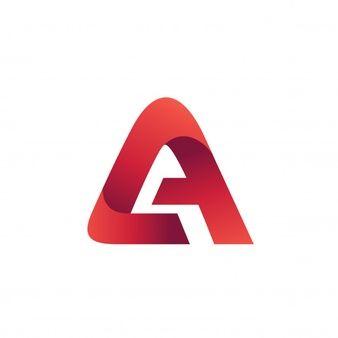 A Logo - Letter a logo design template Vector