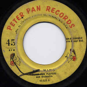 Red and Yellow Peter Pan Logo - Peter Pan Players And Orchestra - Red Wing / Red River Valley (Vinyl ...