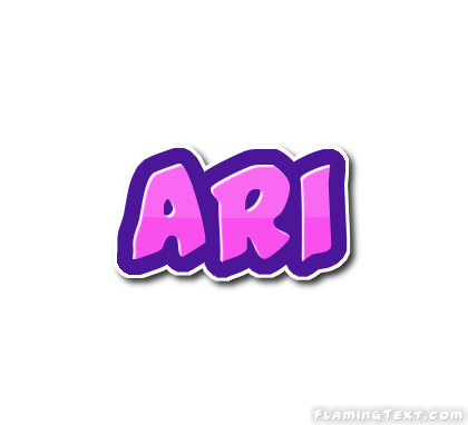 Ari Logo - Ari Logo | Free Name Design Tool from Flaming Text