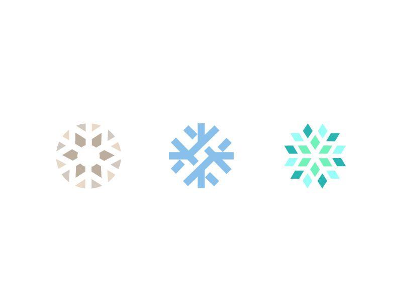 Snowflake Logo - Logo Snowflake exploration A by monome on Dribbble
