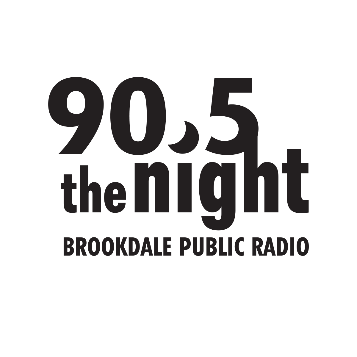Brookdale Logo - 90.5 The Night – Brookdale Public Radio