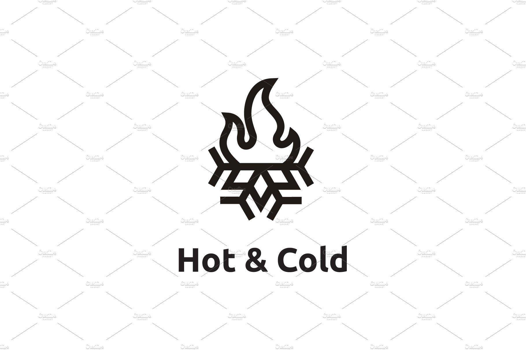 Snowflake Logo - Plumb & Heat / Flame Snowflake Logo