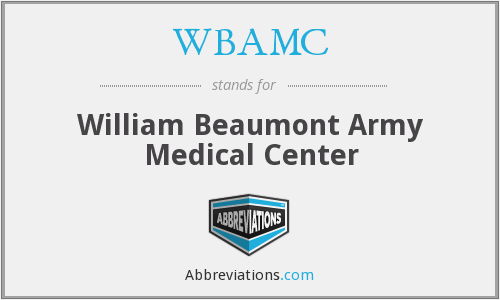 WBAMC Logo - WBAMC Beaumont Army Medical Center