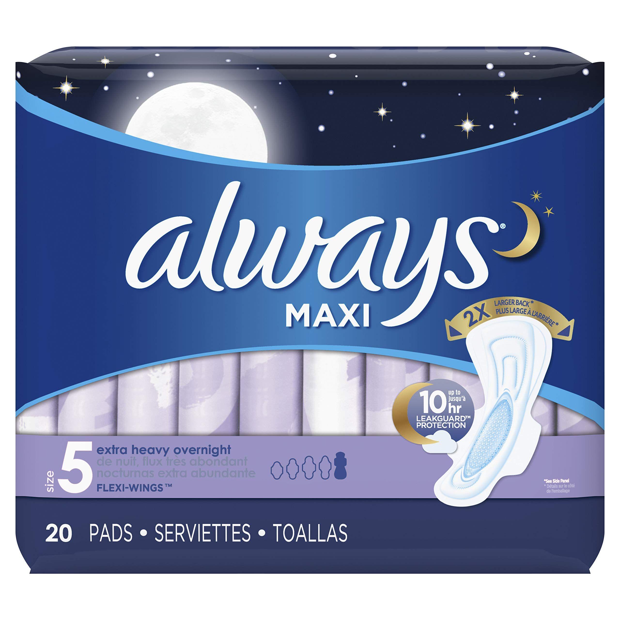 BeingGirl Logo - Always Maxi Extra Heavy With Wings Overnight Pads, 20