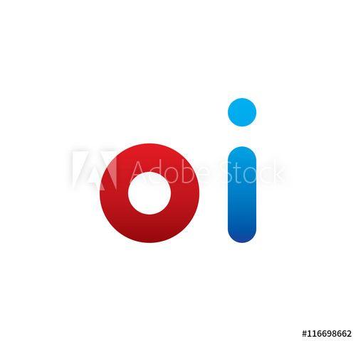 Oi Logo - oi logo initial blue and red - Buy this stock vector and explore ...