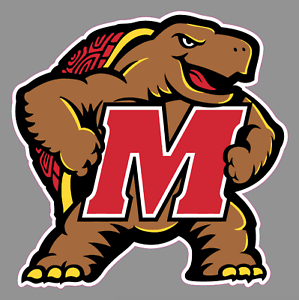 Terps Logo - Details about Maryland University Terrapins Logo 6 Vinyl Decal Bumper Sticker NCAA College