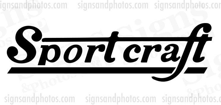 Sportcraft Logo - Sport Craft Decal