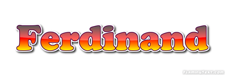 Ferdinand Logo - Ferdinand Logo | Free Name Design Tool from Flaming Text