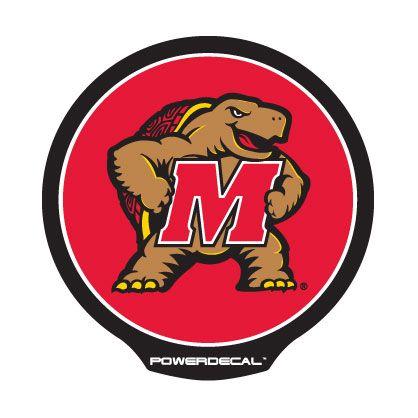 Terps Logo - PWR320201 PowerDecal Decal University Of Maryland Terps Logo