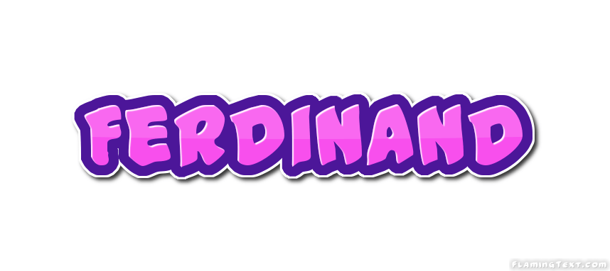 Ferdinand Logo - Ferdinand Logo | Free Name Design Tool from Flaming Text