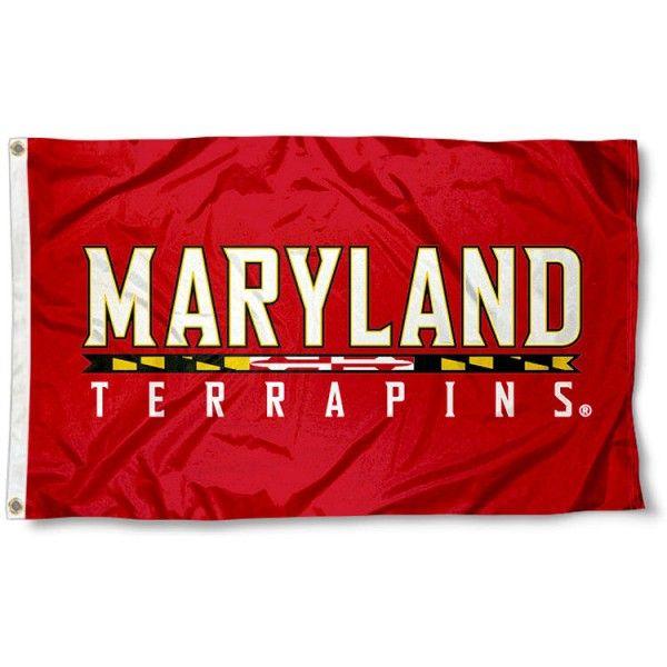Terps Logo - University of Maryland Logo 3x5 Flag and Flags for Maryland Terps