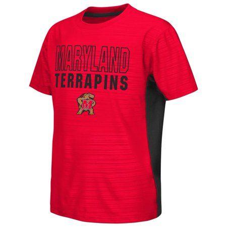 Terps Logo - University Of Maryland Terps Youth Tee Performance Poly Logo T Shirt