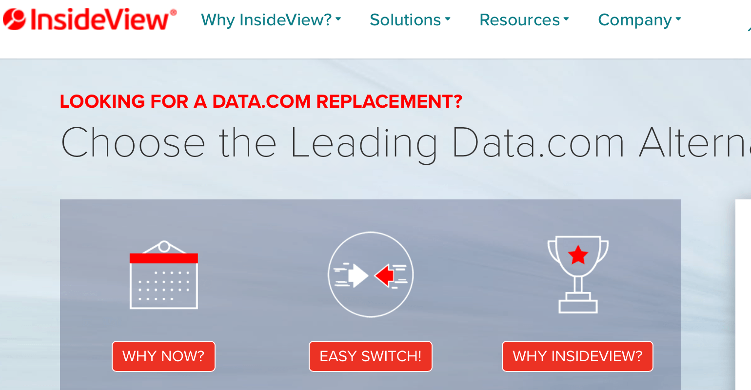 Data.com Logo - InsideView reaches out to Data.com customers to avoid data