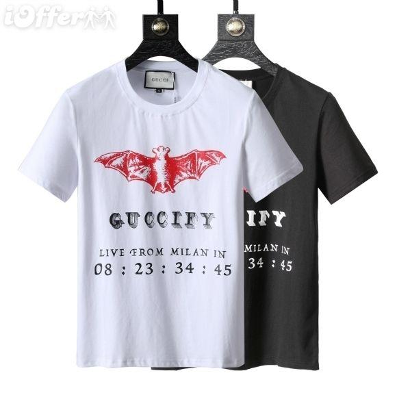 Ioffer.com Logo - Brand LOGO MEN'S Bat Print Cotton T SHIRT SHIRTS TOPS