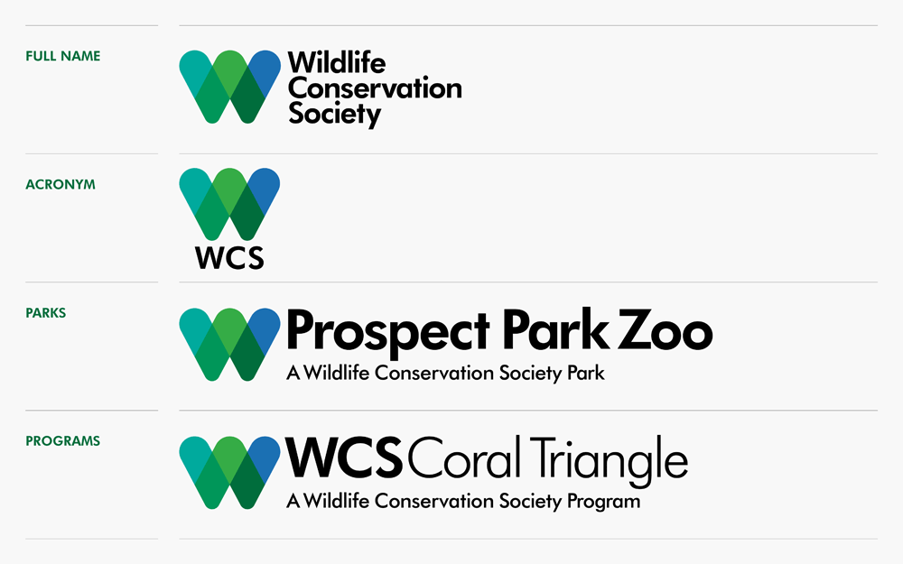Wildlife Logo - Brand New: New Logo and Identity for Wildlife Conservation Society ...