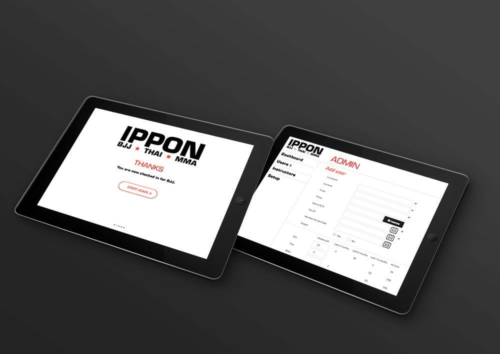 Ippon Logo - Ippon Gym - Bespoke IOS class attendance check in application