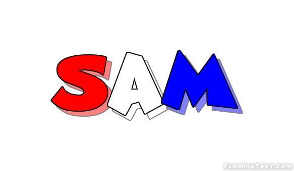 Sam Logo - United States of America Logo | Free Logo Design Tool from Flaming Text