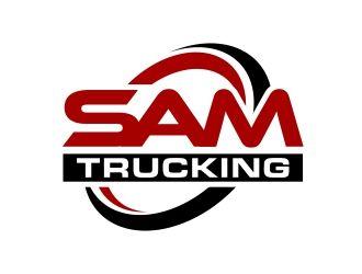 Sam Logo - SAM Trucking logo design
