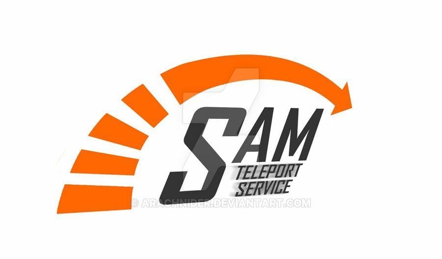 Sam Logo - Sam Teleport Service Logo