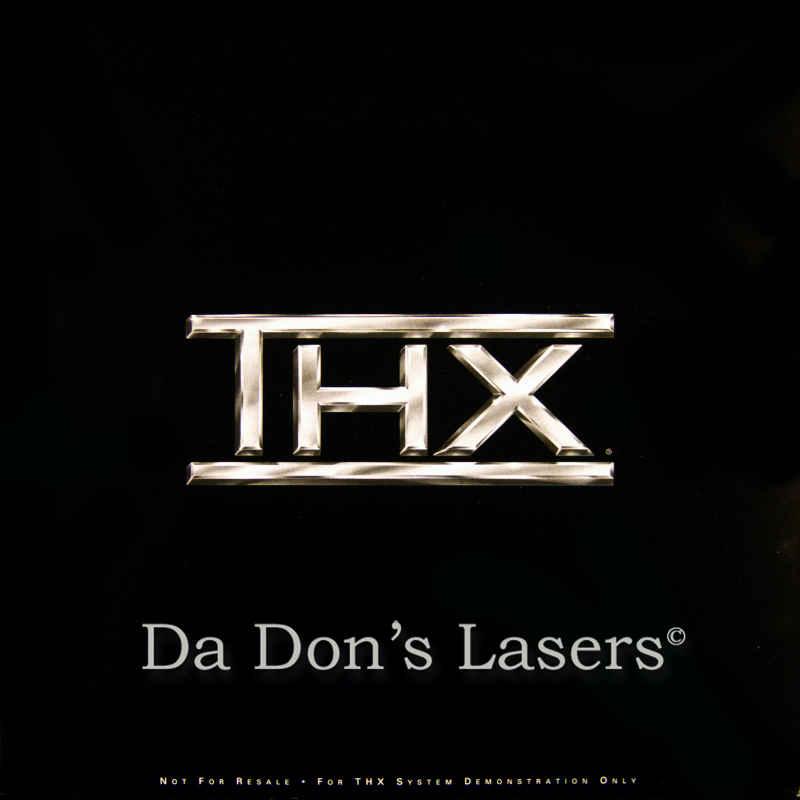 Laserdisc Logo - THX WOW! Demo Demonstration Dolby Surround Rare LaserDisc Test Disc