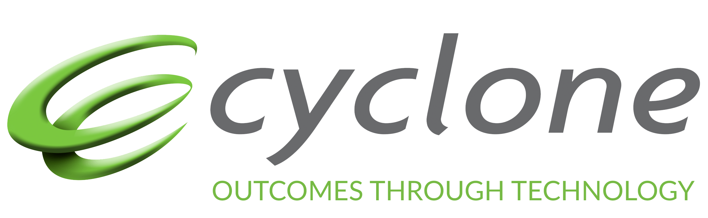 Cyclone Logo - Cyclone Logo – Outcomes Through Technology – no bg – Cyclone