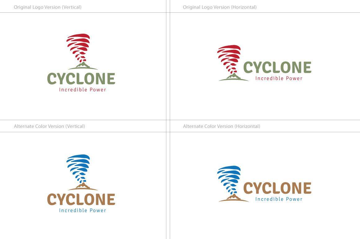 Cyclone Logo - Cyclone Logo By Digital-Artist | TheHungryJPEG.com