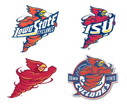 Cyclone Logo - Iowa State Cyclone logo derby