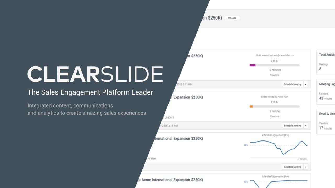 ClearSlide Logo - ClearSlide - The Sales Engagement Platform Leader