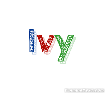 Ivy Logo - Ivy Logo. Free Name Design Tool from Flaming Text