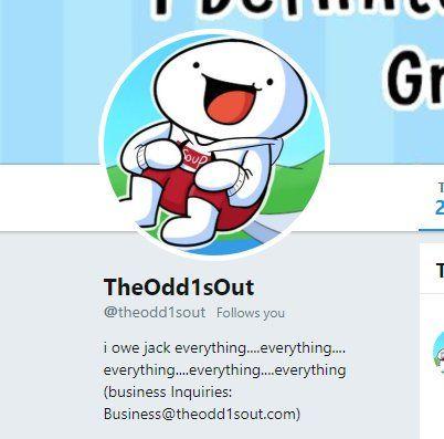 Odd1sout Logo - jacksfilms mad lad actually did it, thanks a ton