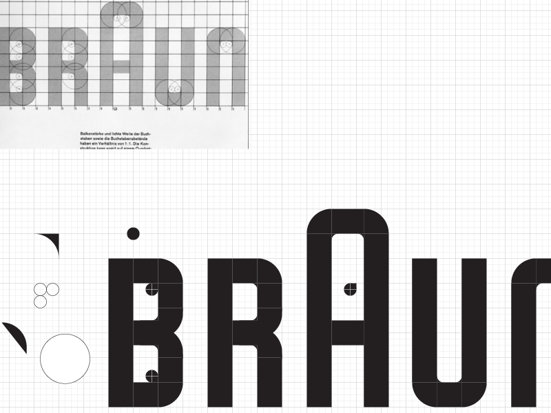 Braun Logo - recreating the classic Braun logo