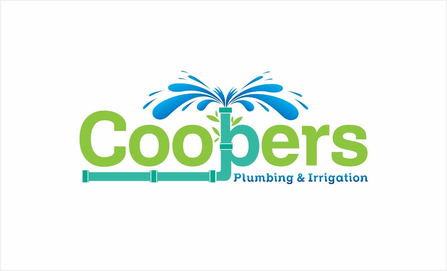 Irrigation Logo - Playful, Modern, Plumbing Logo Design for Coopers Plumbing ...