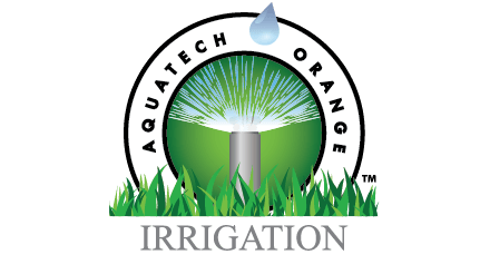 Irrigation Logo - aquatech orange irrigation logo - Landscaping Design and Construction