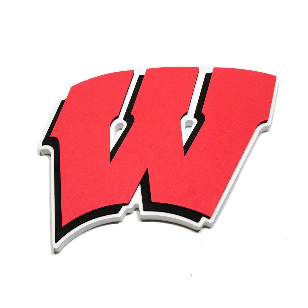 Wisconsion Logo - Wisconsin Badgers 3D Fan Foam Logo Sign