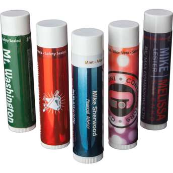 Chapstick Logo - CLICK HERE to Order Promotional Lip Balms Printed with Your Logo for ...