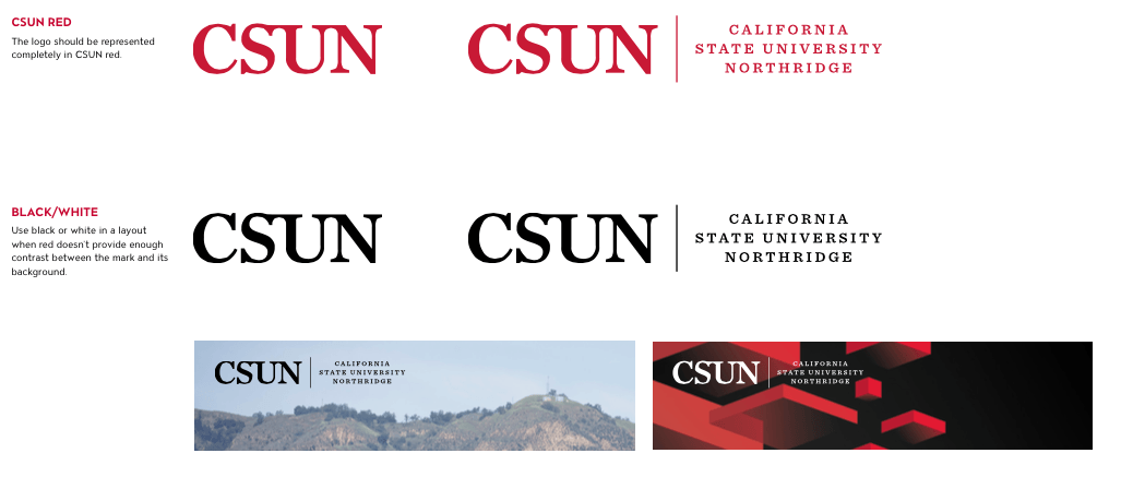CSUN Logo - Logo Marks. California State University, Northridge